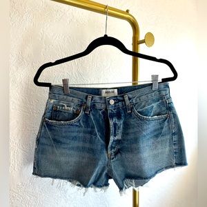 Agolde Parker denim shorts NWOT